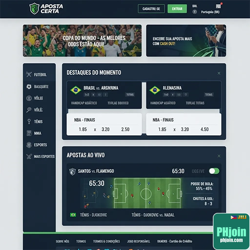 phjoinn - acompanhar seguros apostas esportivas online